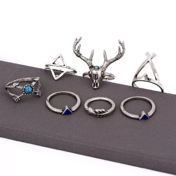 🆕 Midi Ring Set - Picture 2 of 5